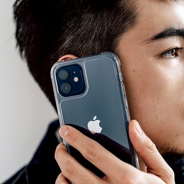 LINKASEAIR iPhone12 mini 5.4吋防摔抗菌玻璃殼 透明