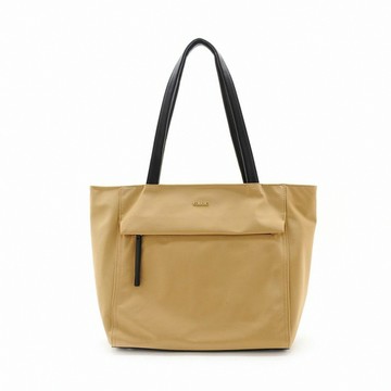 FIRANO- BEIGE 防水輕量尼龍多功能手提包(卡其褐)