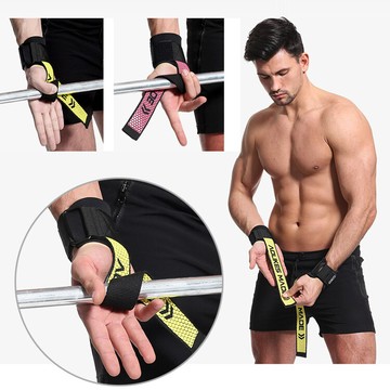 舉重助力帶 一雙入 aolikes 硬舉健身護腕 單槓