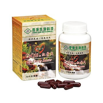 長庚 新活力-COQ10&紅景天(60粒/瓶)