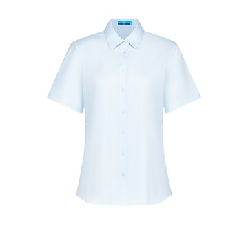 商務易處理短袖上班襯衫/水藍色 | 5622370370
