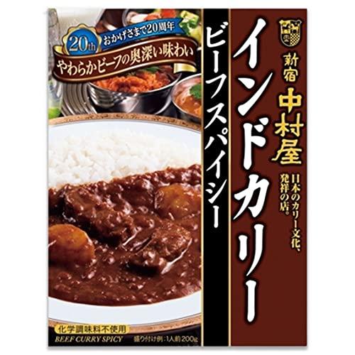 新宿中村屋 インドカリー ビーフスパイシー 中村屋 200g×1個 レトルト インドカレー レトルトカレー 1人前