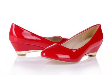 【零碼出清】女鞋 低跟鞋 面試鞋 素面鞋子-紅38【AAA2237】