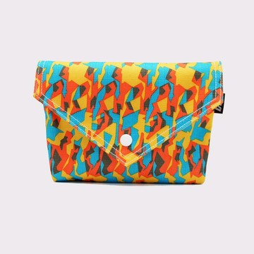 BLR 手工印製 橙色夏日 BB BAG 肩背包 手拿包