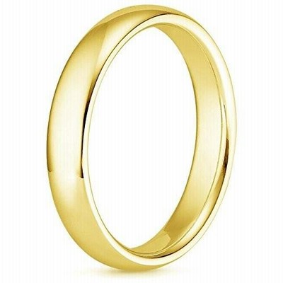 MCS Jewelry 14 Karat Yellow OR White Gold 4mm Comfort Fit Wedding Band