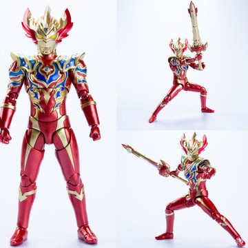 快速出貨 台灣現貨SHF泰迦奧特曼彩虹三重斯特利姆形態兒童男超可動手辦人偶