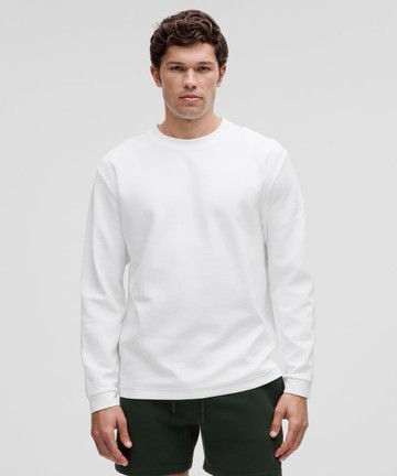 Heavyweight Cotton Textured Long-Sleeve Shirt Size XS