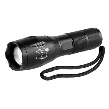 [福利商品]29-6_L2防身強光變焦手電筒套組, 手電筒+ 18650電池 + 充電器 + 4號電池座 + 車夾, 3
