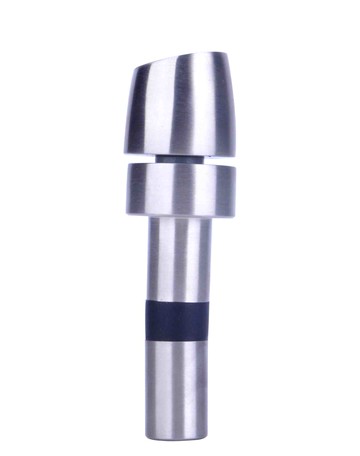 創意斜面膨脹紅酒塞304不銹鋼實心密封塞常用酒具葡萄酒瓶塞