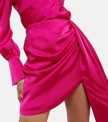 Simkhai Mae asymmetric draped mini skirt