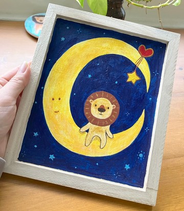 原畫  ∣  星空中的你