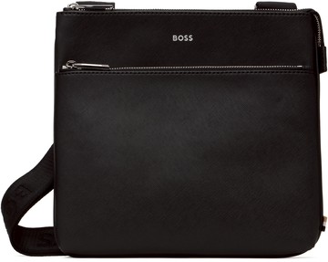 BOSS 黑色斜挎包