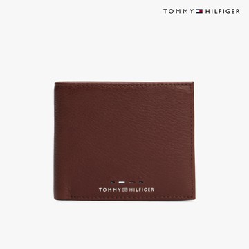 【Tommy Hilfiger】奢感票卡皮夾_棕色