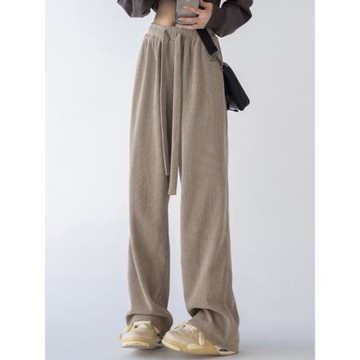 Ader早秋衛褲巨好看的褲子女2025新款今年流行爆款運動休閑闊腿褲