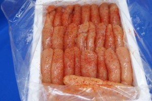 無着色　辛子　明太子　１ｋｇ×2で２ｋｇ　中から大サイズ　福井県、福岡県加工