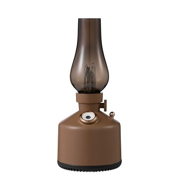 水氧機 【木洸】22.5*9.5cm 便攜式加濕器 煤油檯燈造型加濕器 懷舊無線加濕 臥室加濕器 桌上家用便攜式加濕器