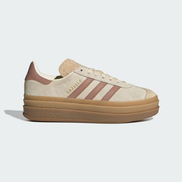 Adidas 愛迪達 Gazelle Bold [JS3893] 女 休閒鞋 厚底 舒適 粉紅 卡其