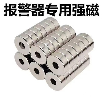報警器專用強磁帶孔磁鐵12*5孔4.2毫米警報器通用圓形批頭吸鐵石 L0HB
