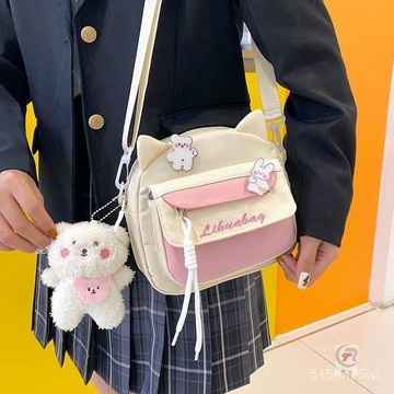 💛側背包💛ins包包小清新2025新款ins風可愛百搭學生少女背包單肩兒童斜挎包