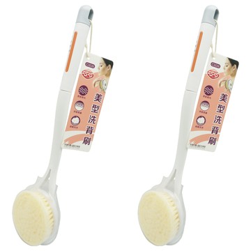 巧巧 美型洗背刷 37 x 8 x 3.5cm  白色  1支  2支