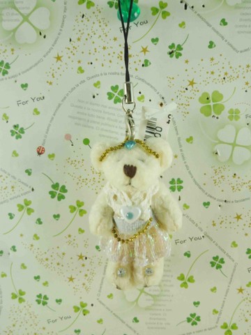 【震撼精品百貨】泰迪熊_Teddy Bear~吊飾-芭蕾藍