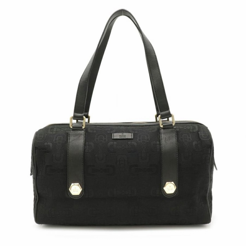 GUCCI グッチ ホースビット ハンドバッグ トートバッグ キャンバス ...