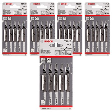 BOSCH 博世 台灣公司貨 線鋸片 T 101 B 2608630030  5支