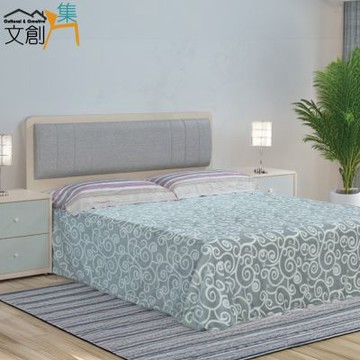 文創集 卡黛亞5尺雙人皮革床頭片(不含床底＋不含床墊)-152x11x100cm免組