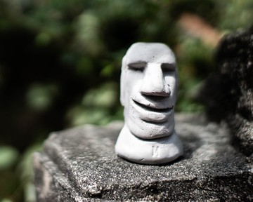 曙MUSE 摩艾痞子磁鐵 手作 特色 禮物 擺飾  裝飾 水泥 摩艾