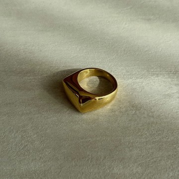 【ᴛᴏs】 Dive in Ring 幾何份量感金屬戒指 紐約風金屬飾品