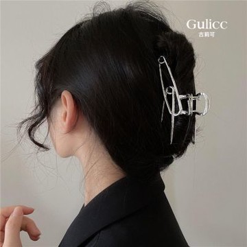 Gulicc 韓版 迴紋針 抓夾 金屬夾(髮飾 頭飾 髮夾 抓夾 髮圈 韓國 生日禮物 雙11 聖誕節)