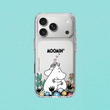 Clear 抗黃化透明防摔手機殼∣姆明Moomin/Moomin&歌妮-擁抱