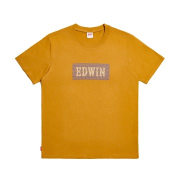EDWIN｜男裝｜小字排列印花短袖T恤