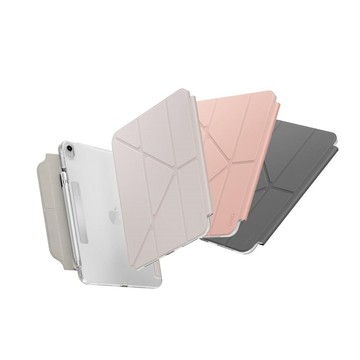 UNIQ iPad 11吋 (A16/第10代共用) Camden磁吸設計帶筆槽多功能極簡透明保護套