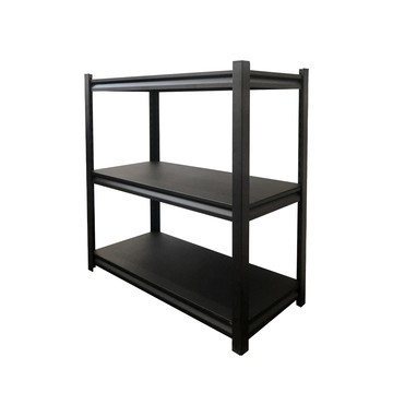 【Amos】黑金剛免螺絲超穩固鐵板三層層架