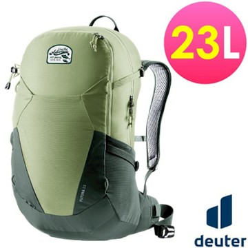 【Deuter】限量款 Futura 減震透氣排汗登山網架式背包23L (含背包套)_3400121A 綠