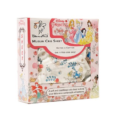 Bonne Nuit 迪士尼嬰兒床包(迪士尼公主)