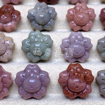 阿拉善兔子 阿拉善兔牌 阿拉善花瓣兔配飾福馨珠寶