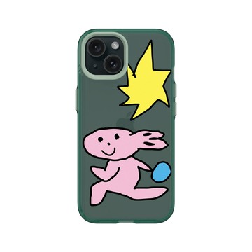 iPhone 15 Clear 憂墨綠 - Noiinoii - 保齡球兔