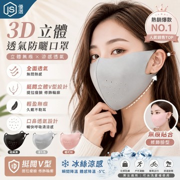 3D立體冰絲飾顏防曬口罩 護眼角口罩 ❄️冰絲棉質口罩 騎行防風防塵口罩 防寒口罩 口罩 防飛沫口罩 面罩 無痕空氣感口