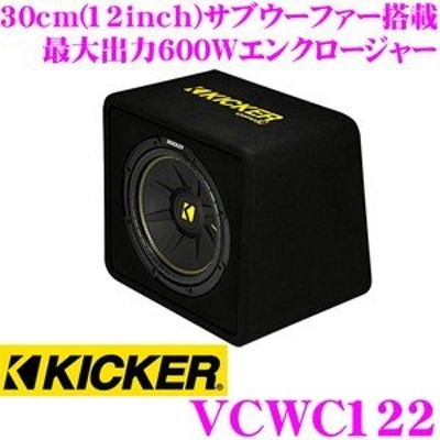 kickerウーハーとKENWOODアンプ