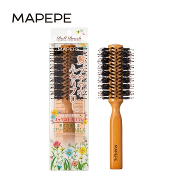 [台灣總代理] Mapepe 天然毛空氣感圓梳 1入