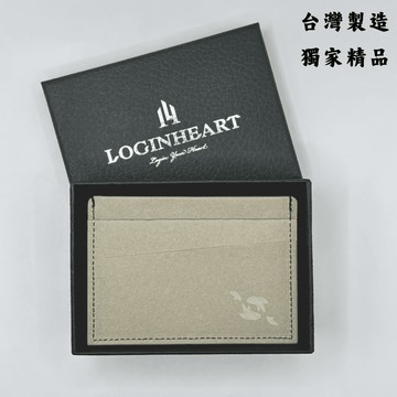 loginheart魚滿堂_木質冷灰 全防護屏蔽感應卡夾 名片夾 5卡層皆受屏蔽 防盜刷 防消磁