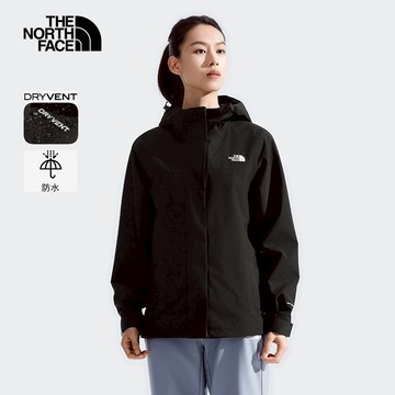 女款黑色DryVent防水透氣衝鋒衣｜8DX8JK3