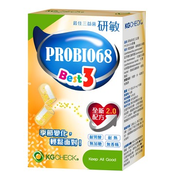 ★E★研敏最佳三益菌 (30顆)