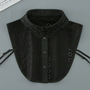 【巴黎精品】現貨+預購 假領子襯衫領片(純色提花鏤空繡花女裝配件2色a1gg50)