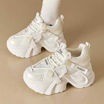 VIVILIAN高级感透氣休閒顯瘦老爹鞋【增高9CM美腿】