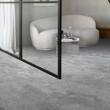 比利時蝴蝶亮澤舒柔地毯 97銀灰 80x150cm