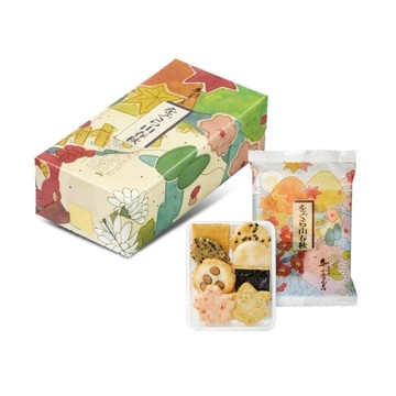 【預購】山春秋仙貝 化粧箱 共8袋／64枚入