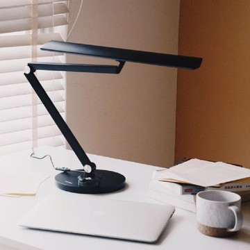 【書桌用品】路易黑 桌夾款㇑附遙控開關㇑喜光全光譜